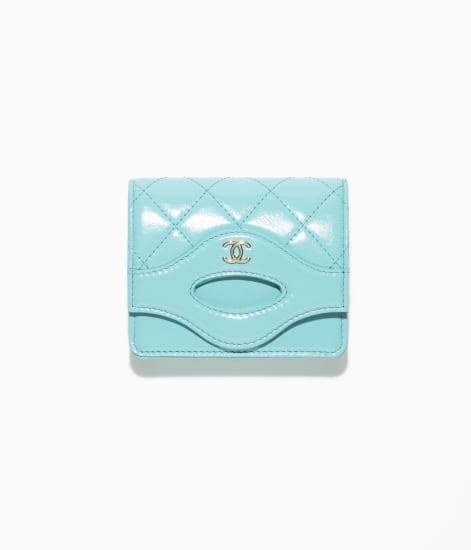 chanel torquoise wallet|Small leather goods — Fashion .